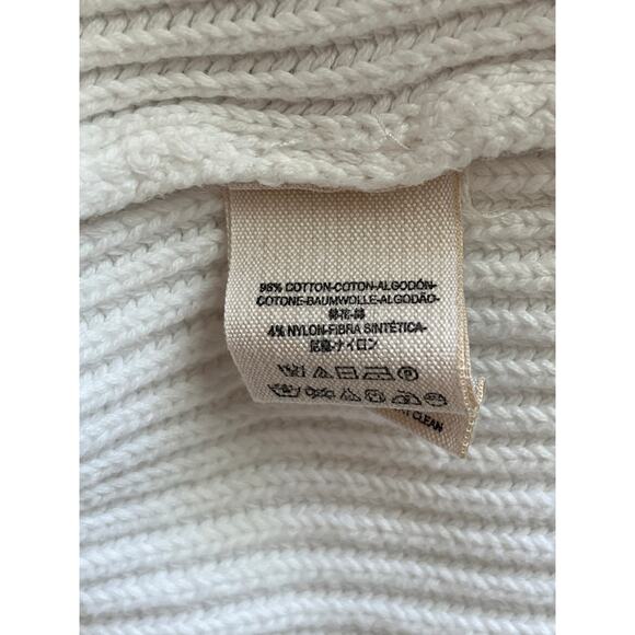 FREE PEOPLE Downtown Ribbed Assymetric Hem Sweater Sz M - Picture 6 of 6